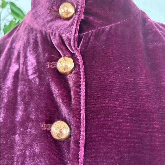Kuhlman Plum Velvet Jacket Made in Italy - Picture 11 of 11